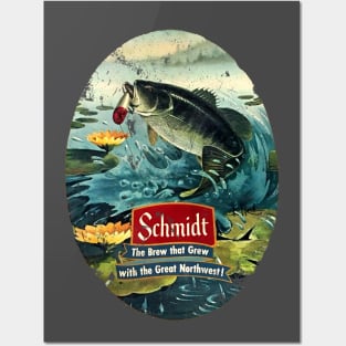 Schmidt Beer Bass Posters and Art
